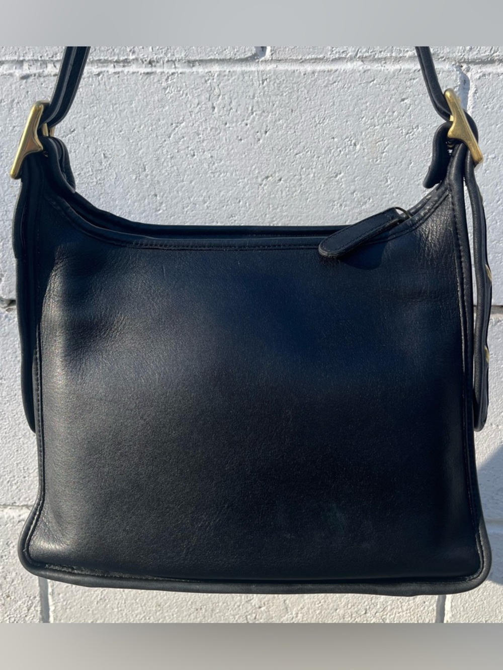 Black Y2K Vintage Coach Janice Legacy 9966 Shoulder Bag/Crossbody Gold Hardware